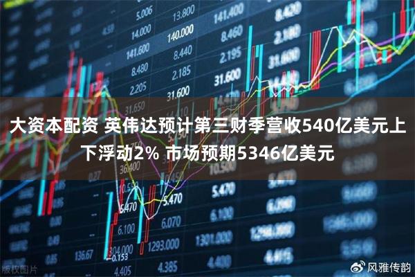 大资本配资 英伟达预计第三财季营收540亿美元上下浮动2% 市场预期5346亿美元