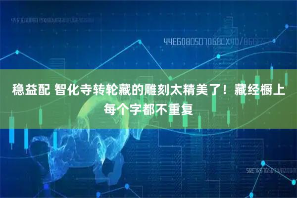 稳益配 智化寺转轮藏的雕刻太精美了！藏经橱上每个字都不重复