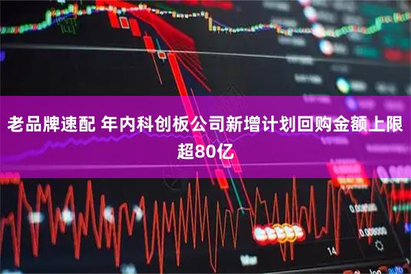 老品牌速配 年内科创板公司新增计划回购金额上限超80亿